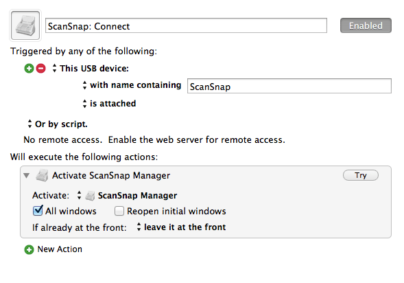 ScanSnap / Connect